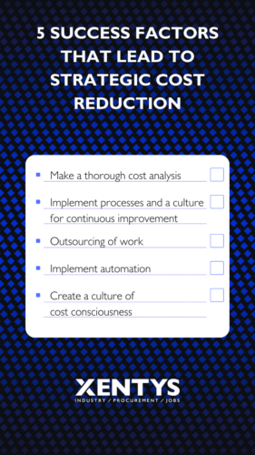 The 5 Success Factors That Lead To Strategic Cost Reduction