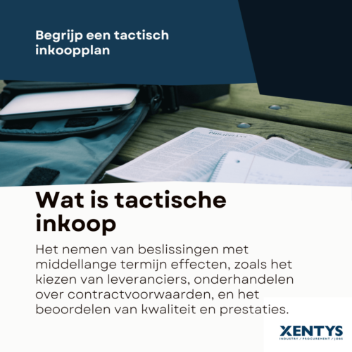 wat is tactische inkooop