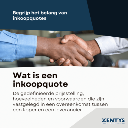 wat is een inkoopquote