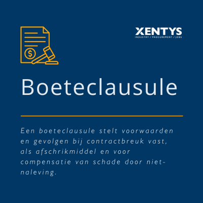 boeteclausule definitie